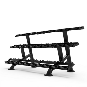 Горизонтальная стойка для круглых гантелей на 15 пар  Impulse Evolution